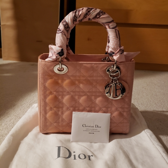 Lady Dior Bag Medium Pink - Picture 9 of 9